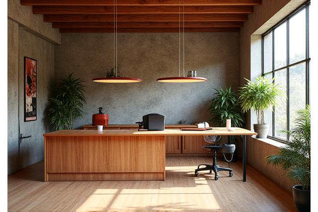 Stijlvol en professioneel interieur van Jungle Zaag kantoor.